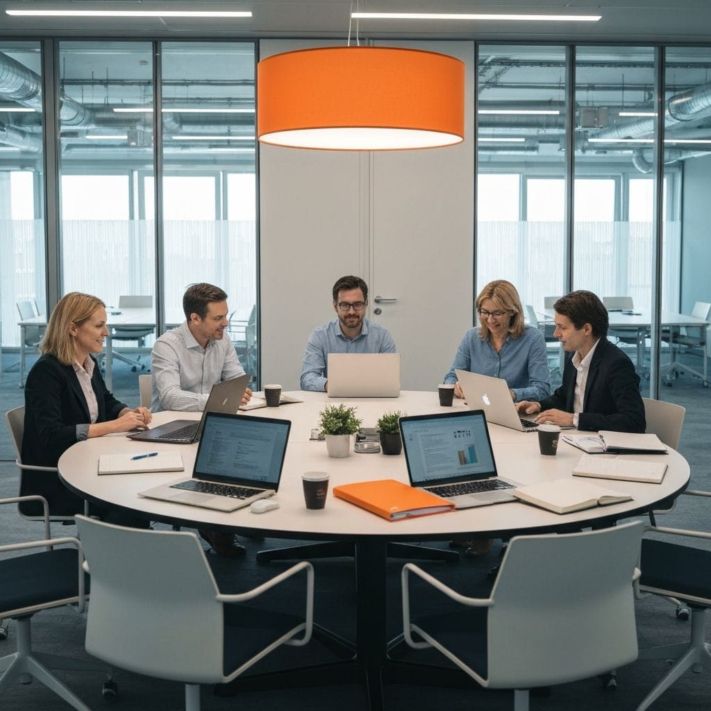PersoFlex Büroumgebung - Teamwork und Partnerschaft